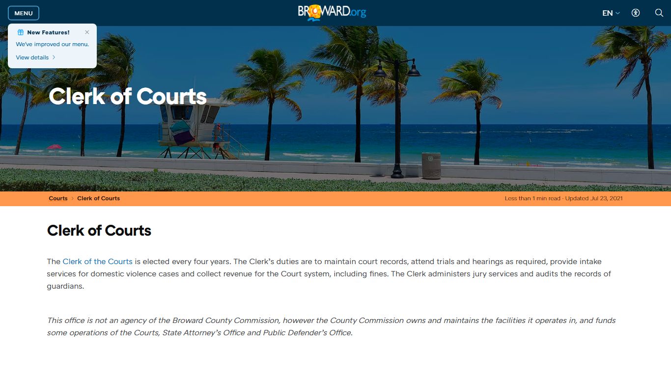 Court Services Clerk of Courts - Broward County, Florida